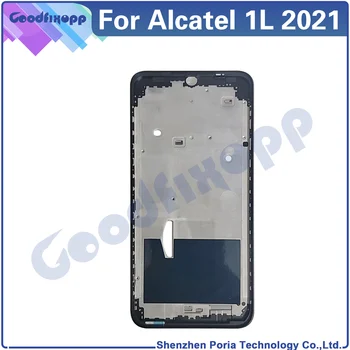 skirta Alcatel 1L 2021 / 1L Plus 4063 4063F priekinio rėmo vidurinės plokštės korpuso plokštės LCD palaikymas Vidurinis priekinės plokštės rėmelio keitimas - Nuotrauka 1  