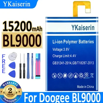YKaiserin for DOOGEE BAT186910000 Bateria 15200mAh ilgas budėjimo laikas DOOGEE BL9000 baterijai - Nuotrauka 1  
