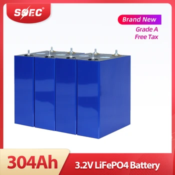 SOEC 3.2V 304Ah LiFePO4 baterija 310Ah 320Ah įkraunama ličio geležies fosfato baterija su šynomis 12V 24V RV valtims - Nuotrauka 1  
