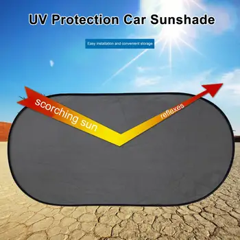 Siurbtukas Automobilio galinis langas Apsauga nuo saulės Universali apsauga nuo UV spindulių Sulankstomas automobilio priekinis priekinio stiklo dangtelis Automatinis saulės spindulių sniego ledo dangtis - Nuotrauka 1  