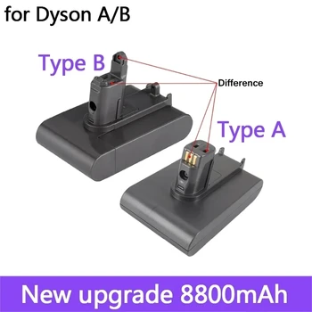 100% Original 22.2V 28000mAh ličio jonų vakuuminė baterija A ir B, skirta Dyson - Nuotrauka 1  