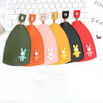 Luck Rabbit Lucky Cat Cartoon Animals Fish Door Key Case Key Wallets Pull Type Key Bag Housekeepers Key Holder Keychain Pouch - Nuotrauka 1  