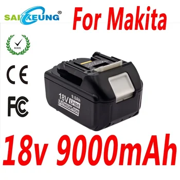 Pakeiskite Makita 18V įrankį BL1850B Battery4.0AH 6.0AH 7.0AH 8.0AH 9.0AH, suderinamas su BL1840B BL1860B BL1830 BL1815 BL1820 - Nuotrauka 1  