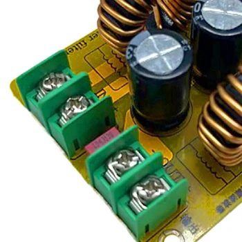 1 vnt nuolatinės srovės LC žemo dažnio filtras EMI pašalina elektromagnetinius trukdžius DC perjungimas POWER EMC automobilio garso stiprintuvas 20A - Nuotrauka 2  