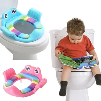 Baby Toilet Potty Seat Children Potty Safe Seat with Porank for Girls Boy Toilet Training Outside Travel Infant Potty Cushion - Nuotrauka 2  