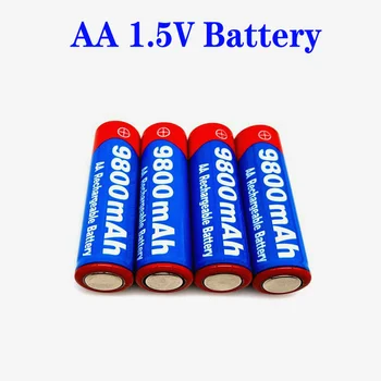 2021 New2 ~ 20 teile/los Marke AA Akku 9800mah 1,5 V Neue Alkalischer Batery für Led Licht spielzeug Mp3 - Nuotrauka 2  