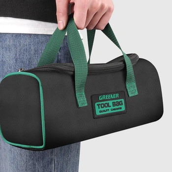 daugiafunkcis įrankių krepšys aukštos kokybės patvarus kelių kišenių vandeniui atsparus apsaugos nuo kritimo laikymo krepšys Oksfordo audinio elektriko krepšiai - Nuotrauka 2  