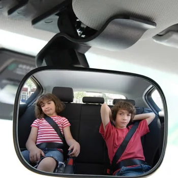 Kūdikio automobilio veidrodėlis Animacinis filmas Automobilio atlošo sėdynė Galinis vaizdas Nukreiptas į galvos atramos laikiklį Vaikas Vaikai Kūdikių saugos monitoriaus priedai - Nuotrauka 2  