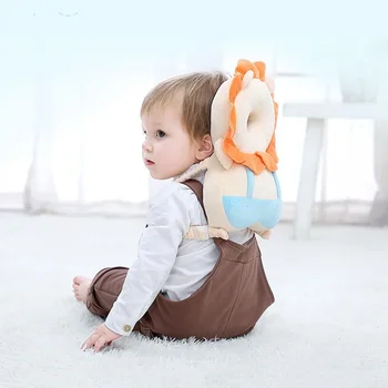 Galvos nugaros apsauga Baby Protect Pillow Learn Walk Galvos apdangalai Užkirsti kelią sužeistiems saugos kilimėliams Prevencija Kritimo animacinis filmas Bičių vaikų pagalvės - Nuotrauka 2  