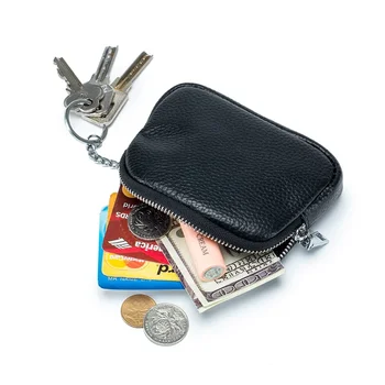 Neperšlampami sankabos krepšiai Monetų piniginė Unisex minkštos karvės odos monetų krepšiai Moteriškas maišelis Pinigų piniginė Atsitiktinis raktas Ausinių laikymo krepšiai - Nuotrauka 2  